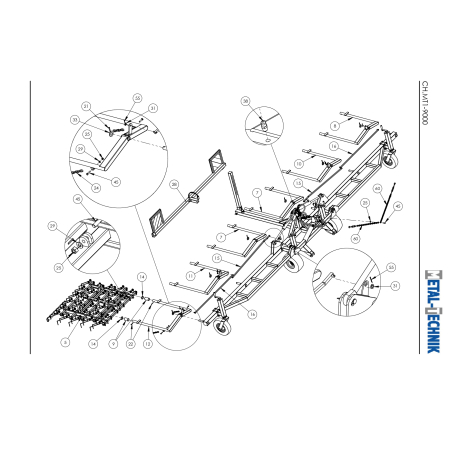 Katalog części zamiennych - Metal-Technik Chwastownik MT1 - 9000